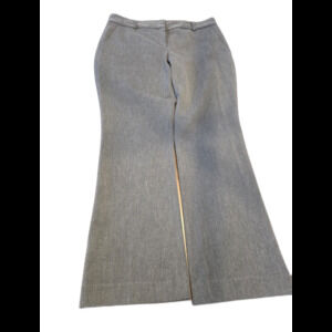 Express Pants Womens 12S Heather Gray Columnist Barely Boot Mid Rise Dress Work